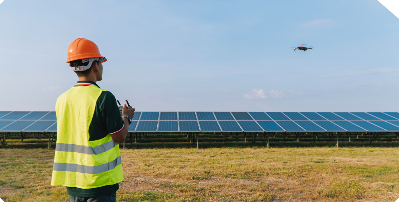 Aerial inspections by drones