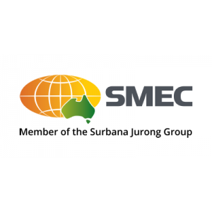 SMEC member of the Surbana Jurong Group logo.