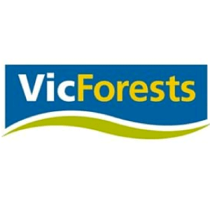 VicForests logo.