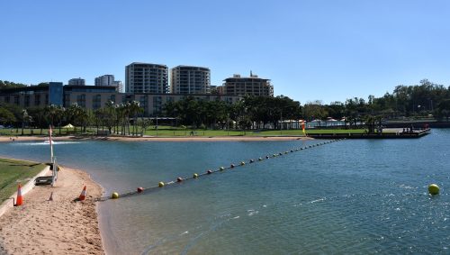 A view of the Darwin waterfront during the day