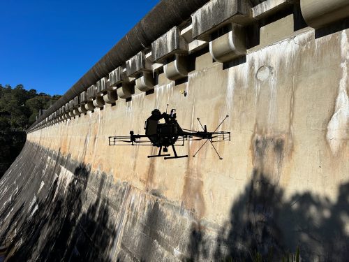 An image of the M300 drone in action