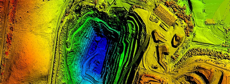 By using ground control points and careful data processing an accurate Digital Elevation Model can be produced.