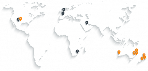 Map of AUAV locations.