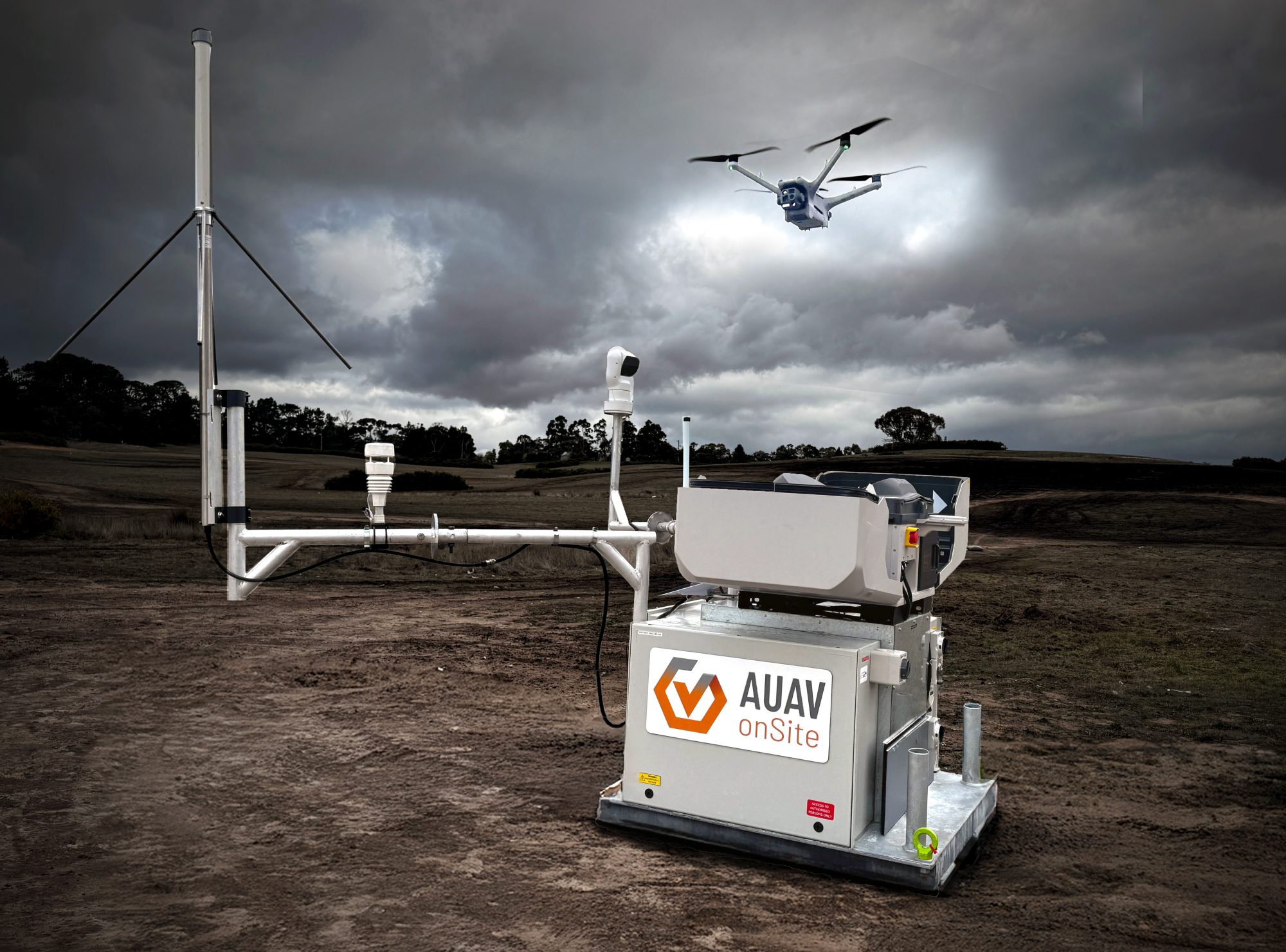 AUAV OnSite | Autonomous Drone-in-Box Systems for Remote Site Intelligence