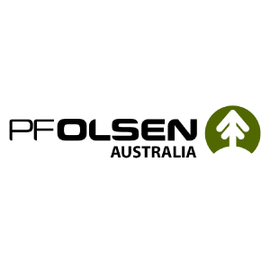 PF Olsen Australia logo.