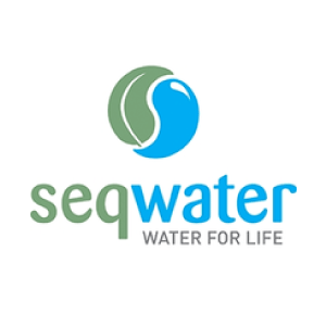 SeqWater - Water For Life logo.