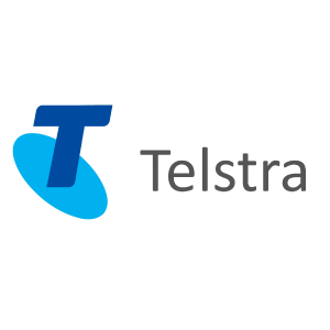 Telstra logo.