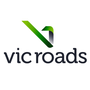 VIC Roads logo.