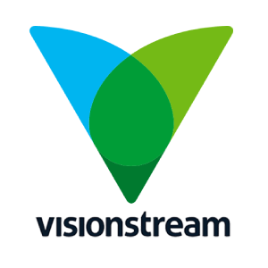 Visionstream logo.